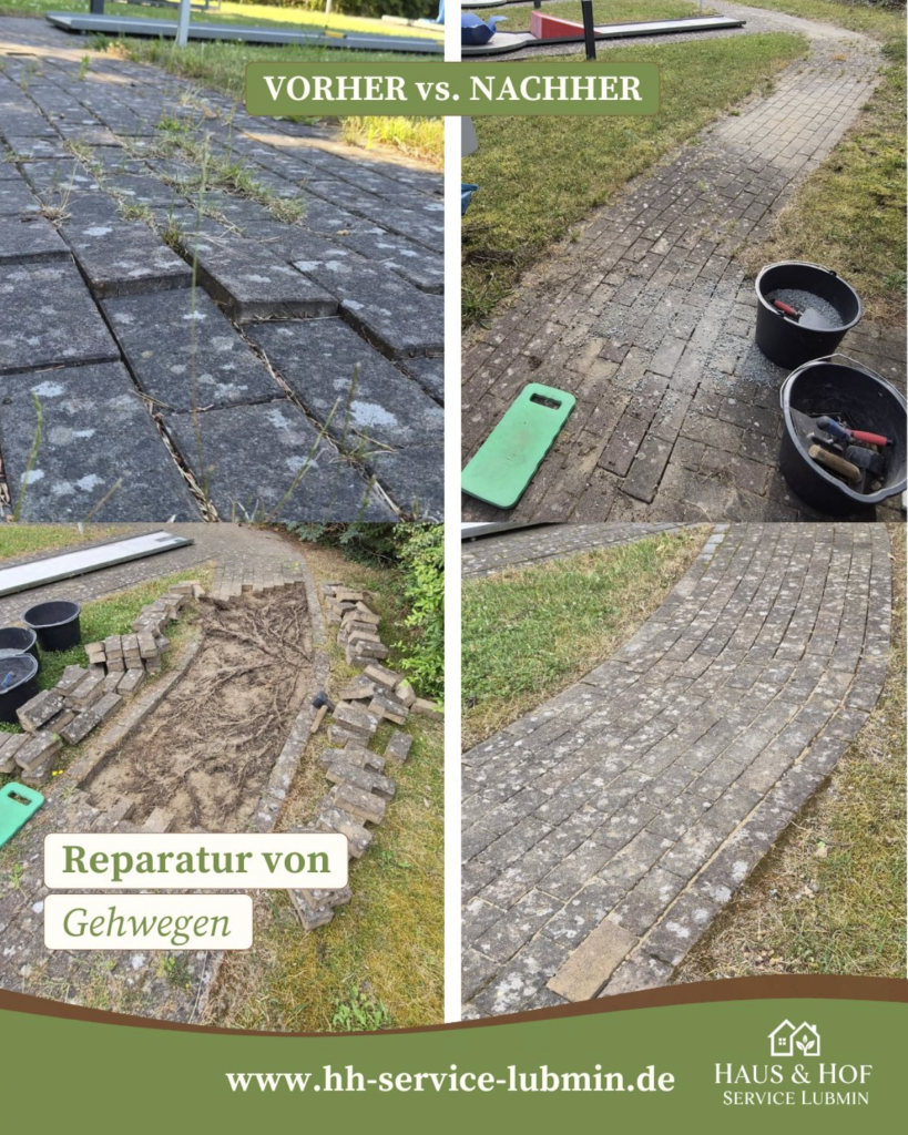 🧱 Reparatur von Gehwegen